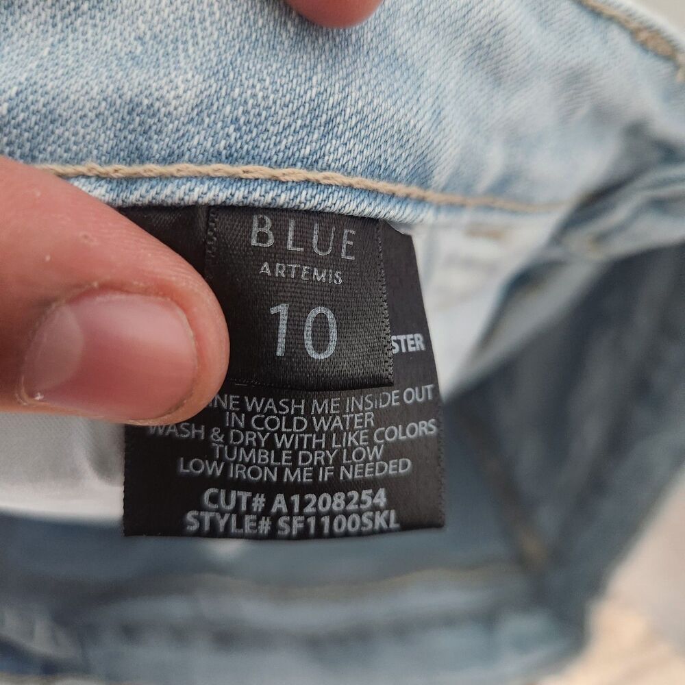 Blue By Artemis indigo Size 10 High Rise Skinny Jeans NWT - Picture 6 of 8